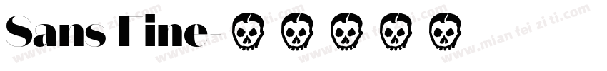 Sans Fine字体转换